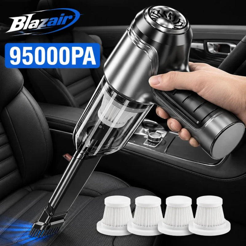 Vacuum Cleaner & Blower (2 in 1) - Strong Suction Handheld Wireless Portable Vacuum Cleaner for Car and Home