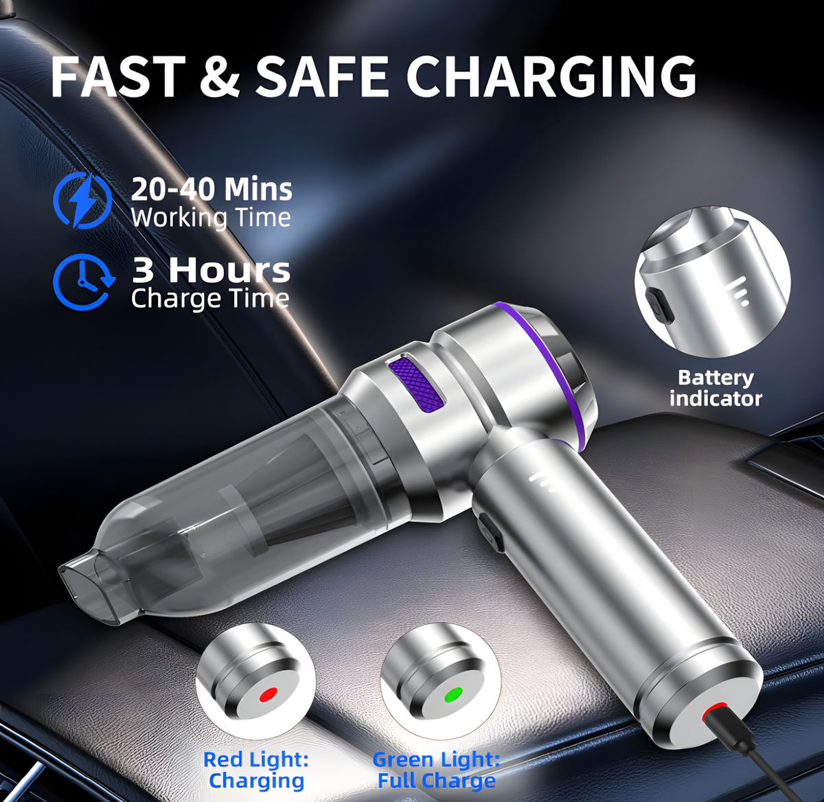 Blazair™ Portable Vacuum & Air Blower
