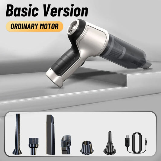 Vacuum Cleaner & Blower (2 in 1) - Strong Suction Handheld Wireless Portable Vacuum Cleaner for Car and Home
